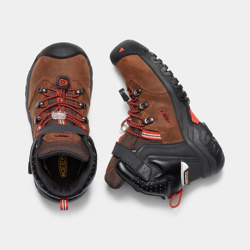 Keen ブーツ | キーントリーノIIウォータープルーフ スノー ブーツ キッズ ブラウン / 黒 | 382910-LZA